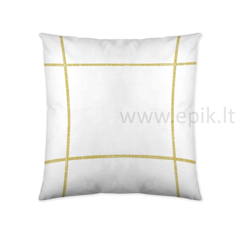Pilka lovatiesė "Yellow Square", pilkos spalvos